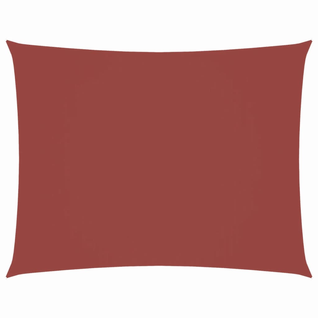 Vidaxl Sunshade Rectangular 2x3,5 M Oxford Tissu Terracotta -Colored