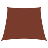 Vidaxl zonnescherm trapezium 3 4x3 m oxford stof terracottakleurig