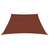 Vidaxl zonnescherm trapezium 3 4x3 m oxford stof terracottakleurig