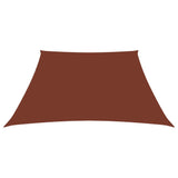 Vidaxl Zonnezeil Trapezium 3 5x4 M Oxford Fabric Terracotta colored