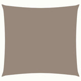 Vidaxl zonnescherm vierkant 4x4 m oxford stof taupe