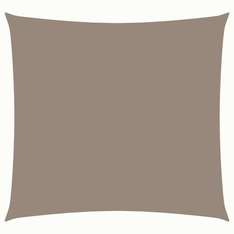 Vidaxl zonnescherm vierkant 4x4 m oxford stof taupe