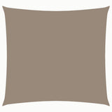 Vidaxl zonnescherm vierkant 4x4 m oxford stof taupe