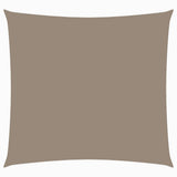 Vidaxl zonnescherm vierkant 6x6 m oxford stof taupe