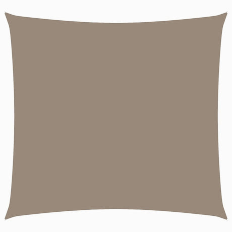 Vidaxl zonnescherm vierkant 6x6 m oxford stof taupe
