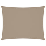 Vidaxl Sunshade Rectangular 2x3 M Oxford Fabric Taupe