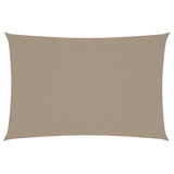 Vidaxl zonnescherm rechthoekig 2x4 m oxford stof taupe