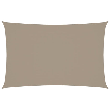 Vidaxl zonnescherm rechthoekig 2x5 m oxford stof taupe