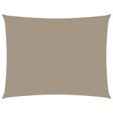 Vidaxl zonnescherm rechthoekig 2,5x3,5 m oxford stof taupe