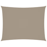 Vidaxl zonnescherm rechthoekig 2,5x4 m oxford stof taupe