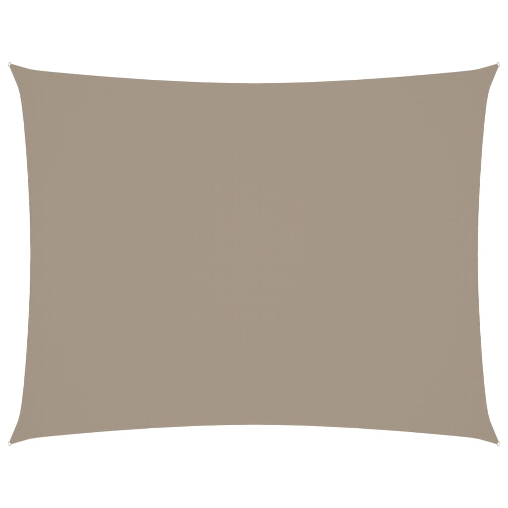 VIDAXL Sunshade Rechteck 2,5 x 4 M Oxford Stofftaupe