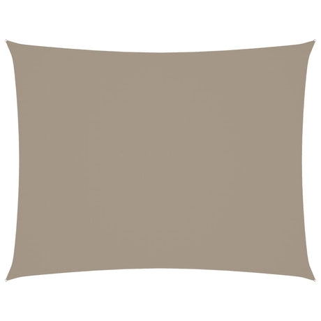 Vidaxl zonnescherm rechthoekig 3x4 m oxford stof taupe