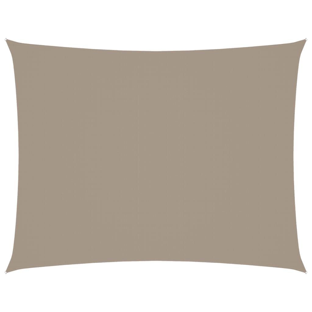 Vidaxl Sunshade Rectangular 3x4 M Oxford Fabric Taupe