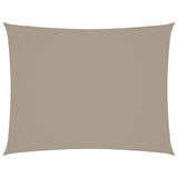 Vidaxl zonnescherm rechthoekig 3x4,5 m oxford stof taupe