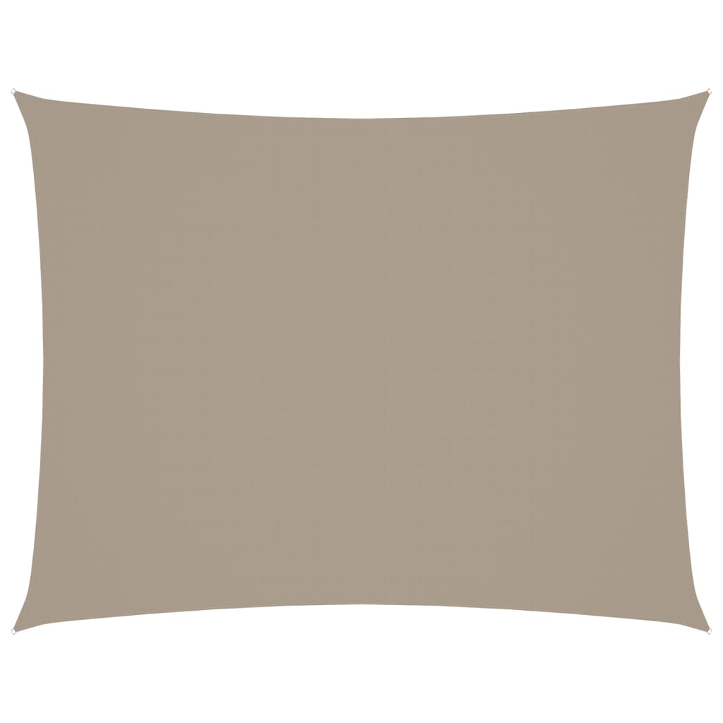 Vidaxl Sunshade Rectangular 3x4,5 M Oxford Fabric Taupe