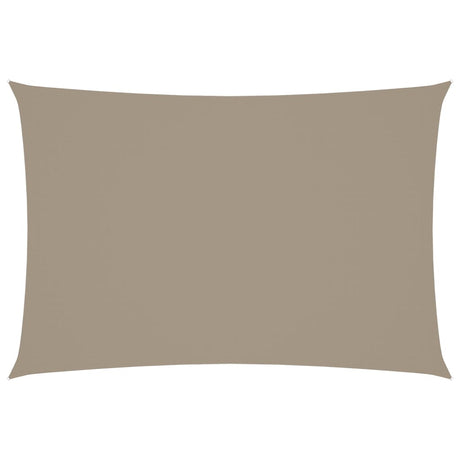 Vidaxl zonnescherm rechthoekig 3x5 m oxford stof taupe