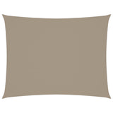 Vidaxl zonnescherm rechthoekig 3x6 m oxford stof taupe