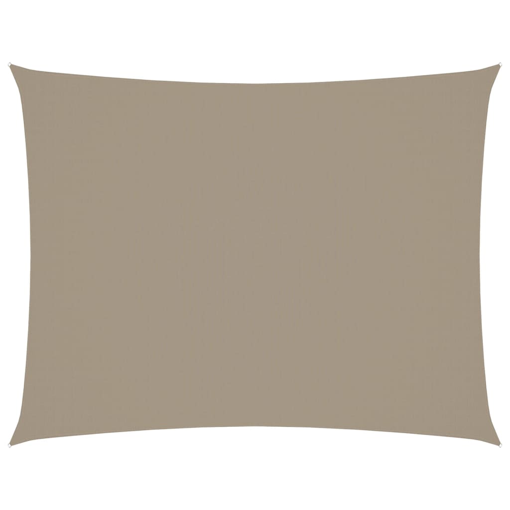 Vidaxl Sunshade Rectangular 3x6 M Oxford Fabric Taupe