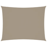 Vidaxl Sunshade rectangulaire 3x6 m oxford tissu taupe