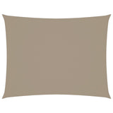 Vidaxl Sunshade Rectangular 3,5x5 M Oxford Fabric Taupe