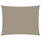 Vidaxl Sunshade rectangulaire 4x5 m oxford tissu taupe