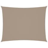 Vidaxl Sun Shade Rectangular 4x6 M Tessuto Oxford Taupe