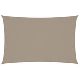 Vidaxl zonnescherm rechthoekig 4x7 m oxford stof taupe