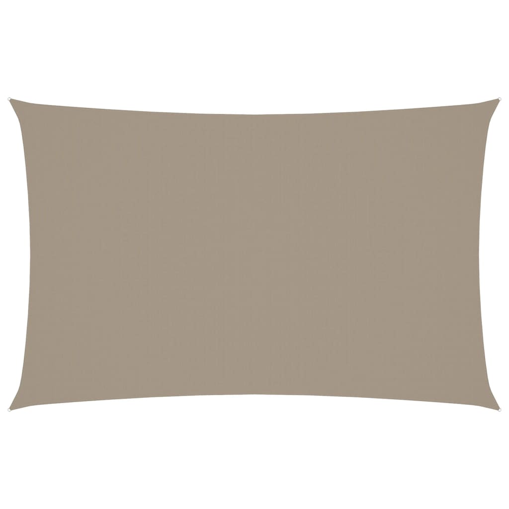 Vidaxl Sun Shade Rectangular 4x7 M Tessuto Oxford Taupe