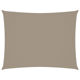 Vidaxl zonnescherm rechthoekig 5x6 m oxford stof taupe