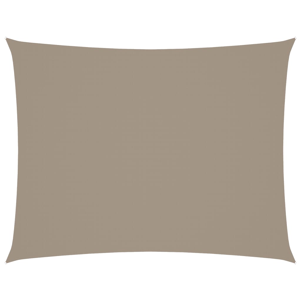 Vidaxl Sunshade rectangulaire 5x6 m oxford tissu taupe