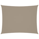 Vidaxl zonnescherm rechthoekig 5x7 m oxford stof taupe