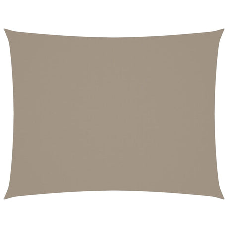 Vidaxl zonnescherm rechthoekig 5x7 m oxford stof taupe