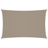 Vidaxl zonnescherm rechthoekig 5x8 m oxford stof taupe
