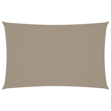 Vidaxl zonnescherm rechthoekig 5x8 m oxford stof taupe