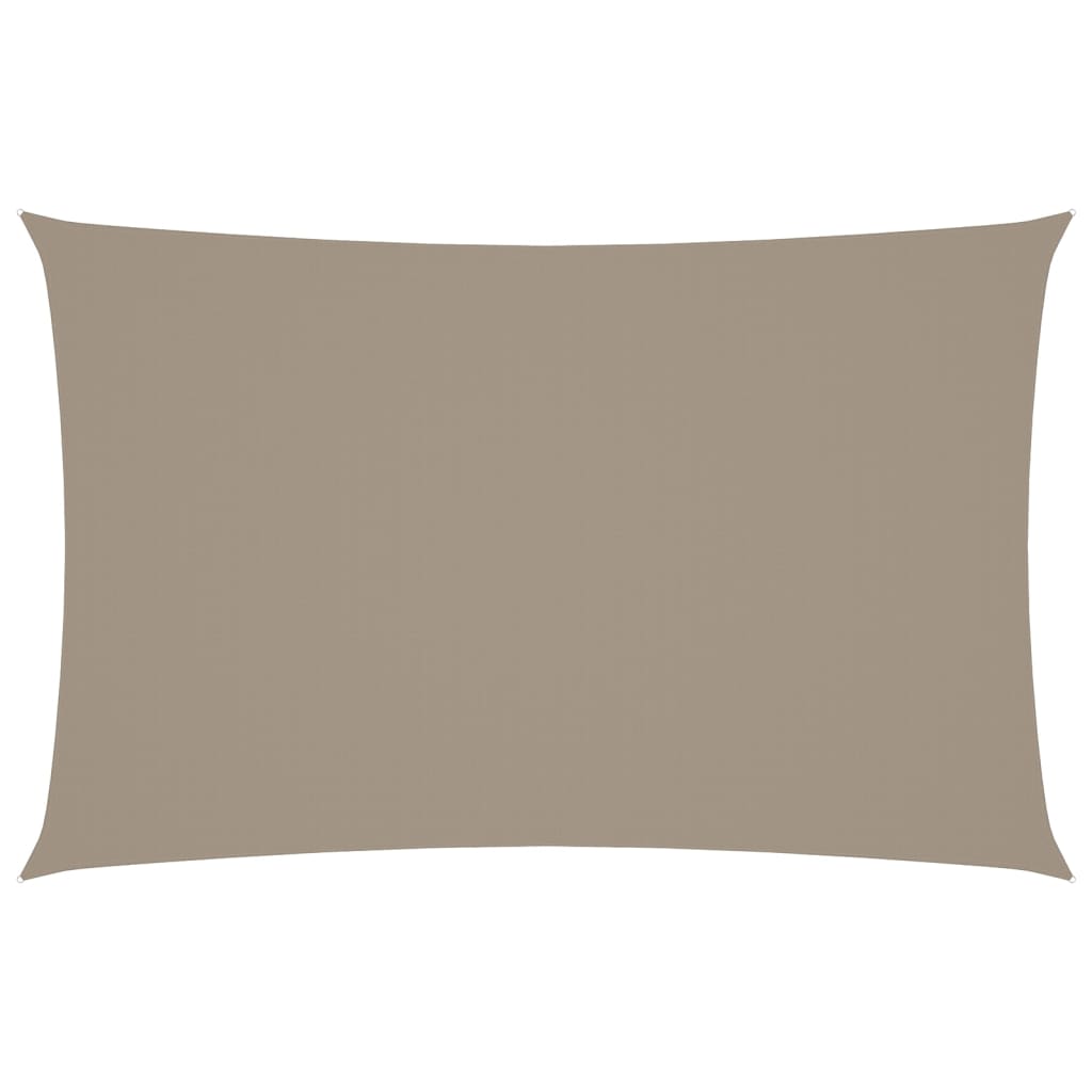 Vidaxl Sunshade rectangulaire 5x8 m oxford tissu taupe