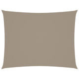Vidaxl zonnescherm rechthoekig 6x7 m oxford stof taupe