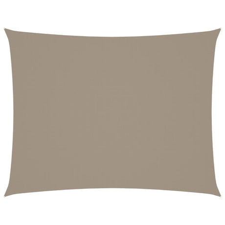 Vidaxl zonnescherm rechthoekig 6x7 m oxford stof taupe
