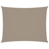 Vidaxl Sunshade rectangulaire 6x8 m oxford tissu taupe