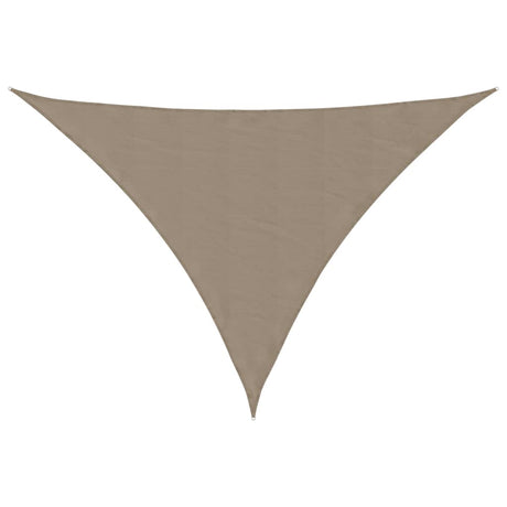 Vidaxl zonnescherm driehoekig 3x4x4 m oxford stof taupe