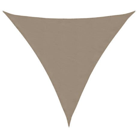 Vidaxl zonnescherm driehoekig 4,5x4,5x4,5 m oxford stof taupe