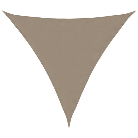 Vidaxl zonnescherm driehoekig 6x6x6 m oxford stof taupe