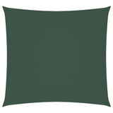 Vidaxl zonnescherm vierkant 2,5x2,5 m oxford stof donkergroen