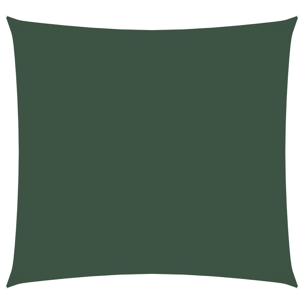 Vidaxl Sun Shade Square 4x4 M Tessuto Oxford Verde scuro