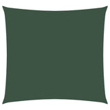 Vidaxl Sun Shade Square 4x4 M Tessuto Oxford Verde scuro