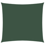 Vidaxl zonnescherm vierkant 4x4 m oxford stof donkergroen