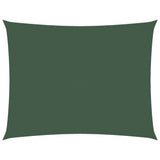 Vidaxl Sunshade Rectangular 2x3,5 M Oxford Tissu vert foncé