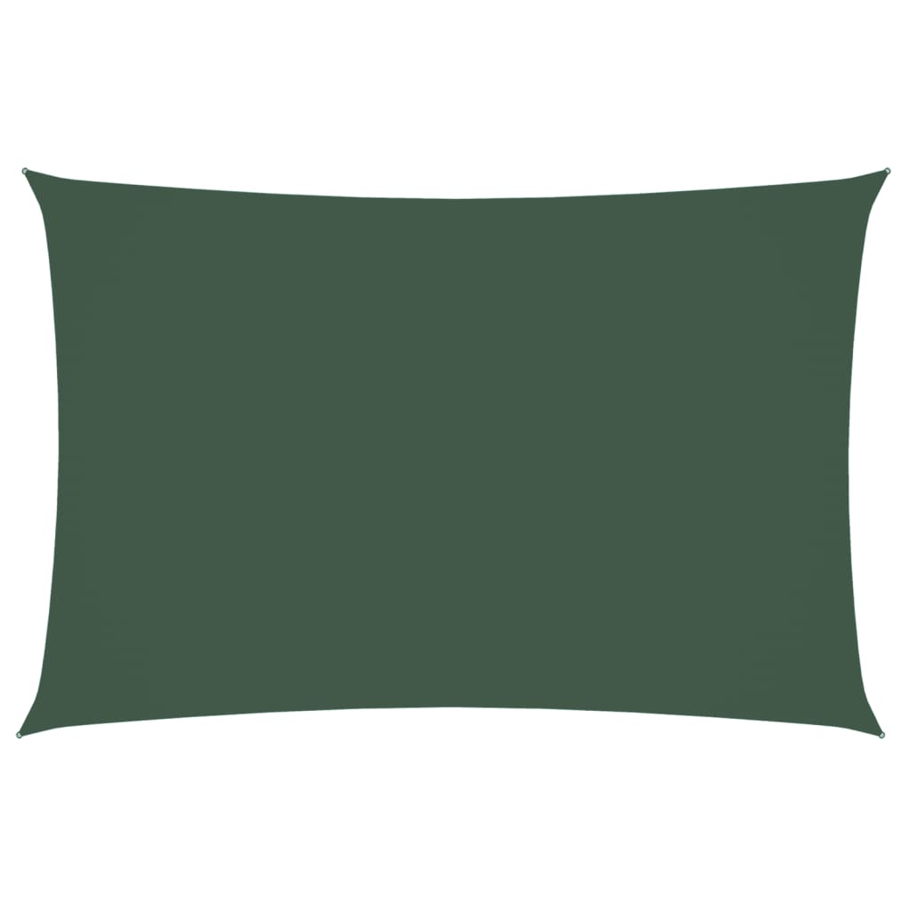 Vidaxl Sunshade rectangulaire 2x4 m Oxford tissu vert foncé