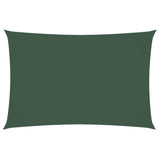 Vidaxl Sunshade rectangulaire 2x4 m Oxford tissu vert foncé