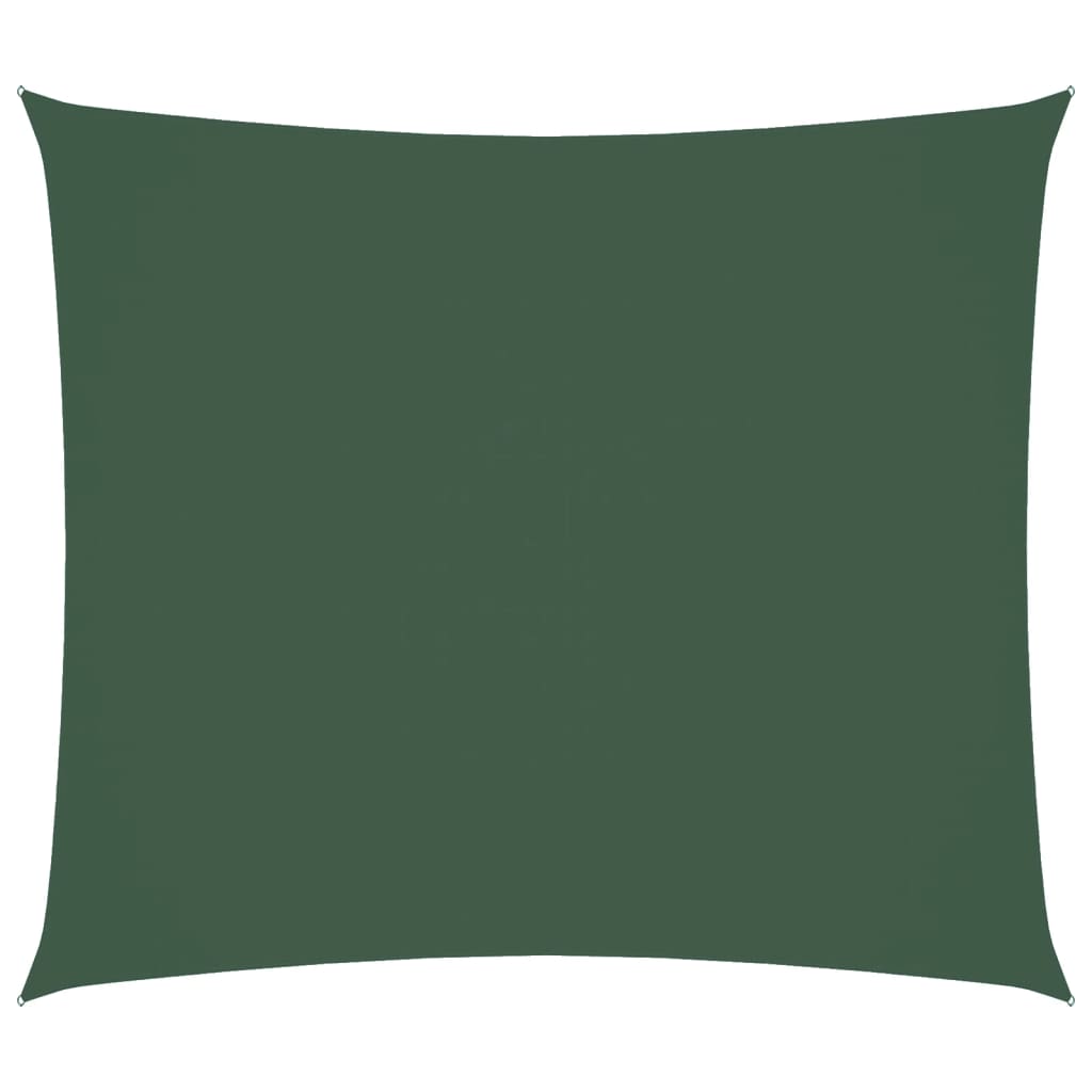 Vidaxl Sunshade rectangulaire 2,5x3 m Oxford tissu vert foncé