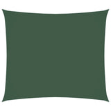 Vidaxl Sunshade rectangulaire 2,5x3 m Oxford tissu vert foncé